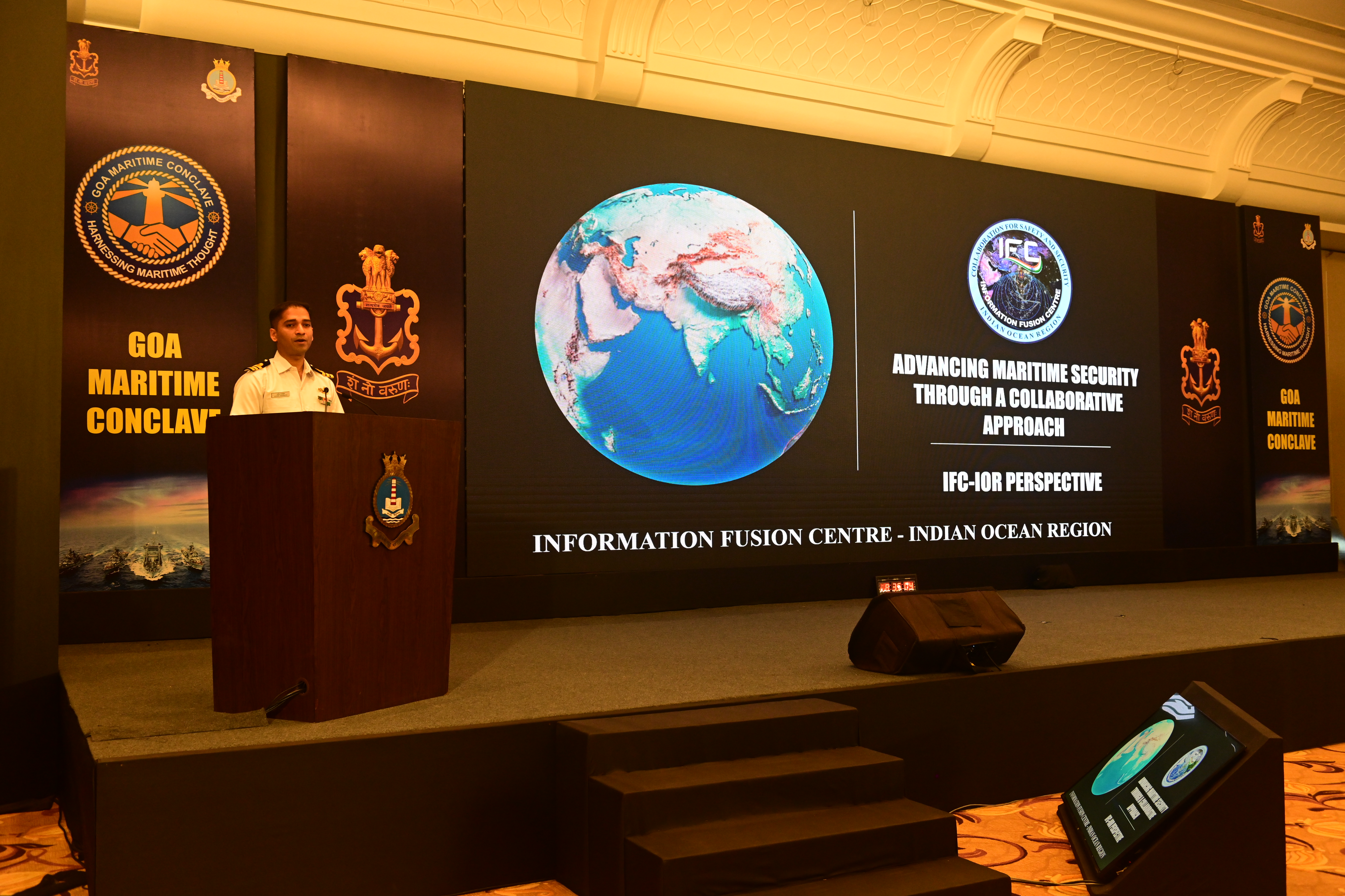 IFC-IOR participated in the 4th edition of Goa Maritime Conclave (GMC-23) from 29 – 31 Oct 23 at Goa